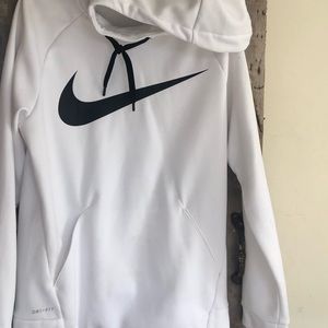 New Nike Dri-Fit Mens Hoodie Pullover S EUC Pristine White never worn or washed